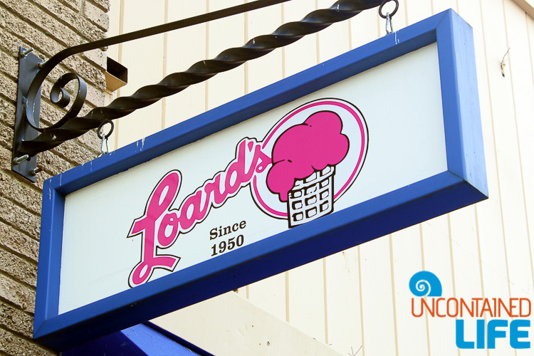 Loards Ice Cream Sign Livermore CA 1950