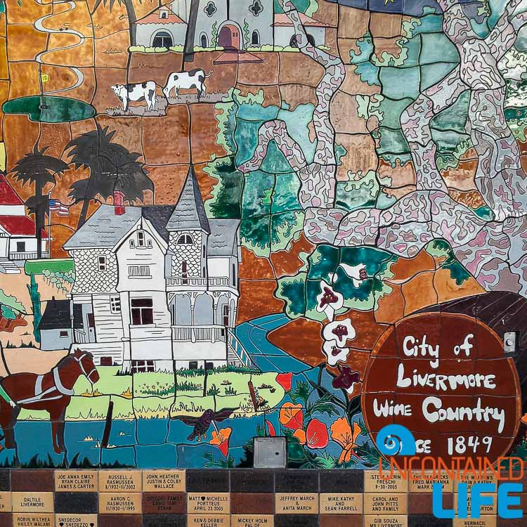City of Livermore 1849, Mosaic, Livermore, California, Uncontained Life
