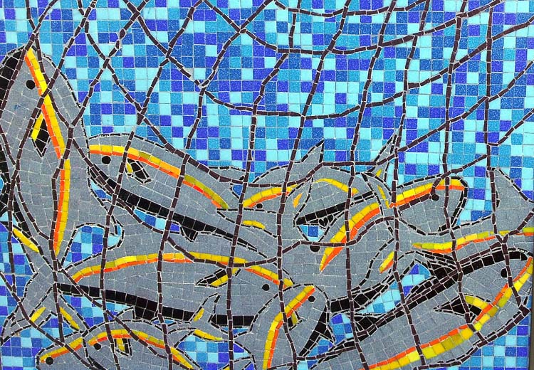 Tuna Net Mosaic San Diego CA