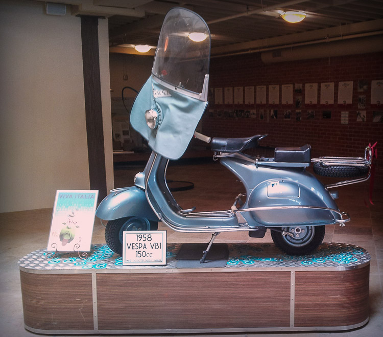 1958 Vespa Vintage Scooter Little Italy San Diego CA