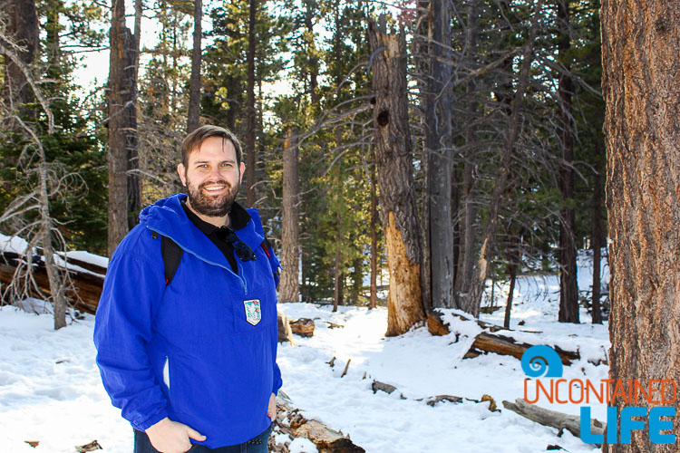 Justin in San Jacinto Snow