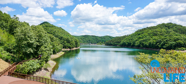 Reservoir, Jincheon, Boardwalk, Off the Beaten Path in South Korea, Uncontained Life