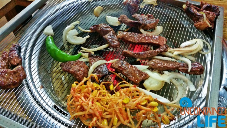 Korean BBQ, Save money on food while traveling, Uncontained Life