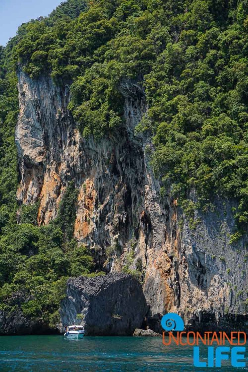 Cliffs, Blue World Safari, Phi Phi Islands, Phuket, Thailand, Uncontained Life