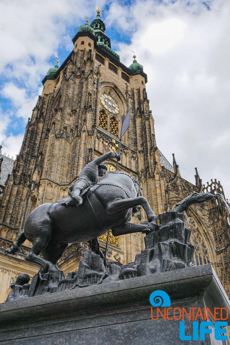 Prague Castle, Statue, Prague, Czech Republic, Uncontained Life