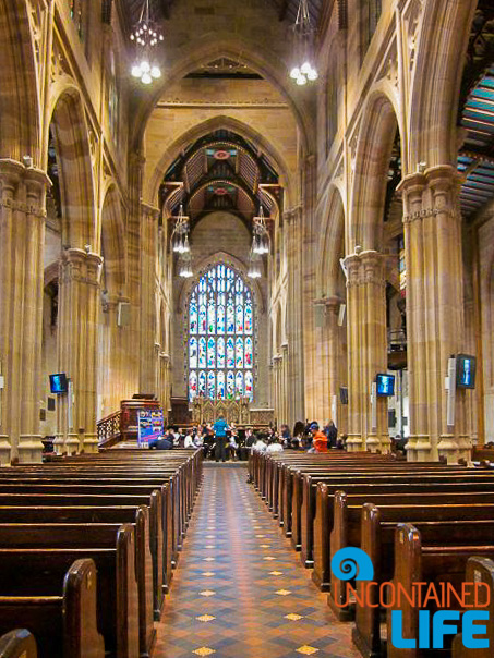 St. Mary's Cathedral, Inexpensive Activities in Sydney, Australia, Uncontained Life