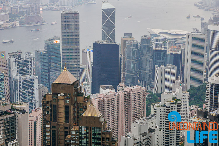 Victoria Peak, rooftops, Hong Kong, Uncontained Life