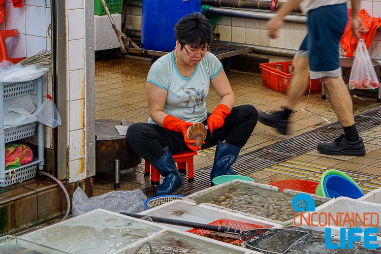 Wet Market, Day trip to Cheung Chau, Hong Kong, Uncontained Life