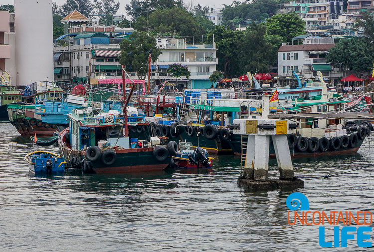 Boats, Day trip to Cheung Chau, Hong Kong, Uncontained Life
