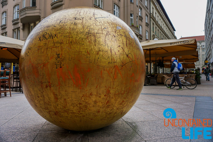 Sun Sculpture, exploring central Zagreb, Croatia, Uncontained Life