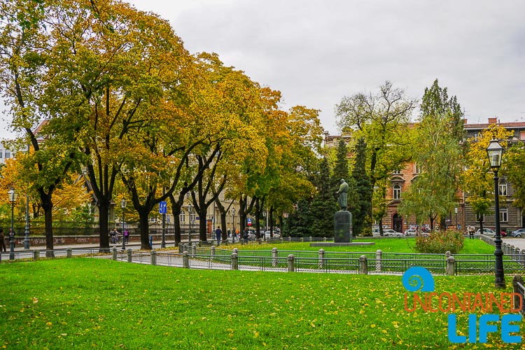 Park, exploring central Zagreb, Croatia, Uncontained Life