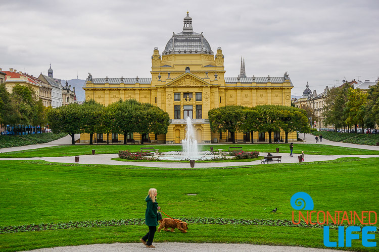 Arts Pavilion, exploring central Zagreb, Croatia, Uncontained Life