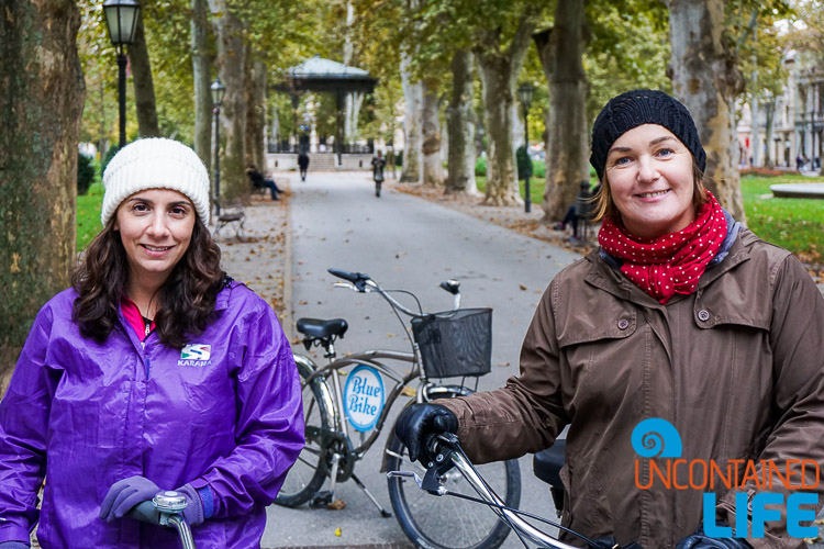 Zrinjevac Park, Blue Bike, exploring central Zagreb, Croatia, Uncontained Life