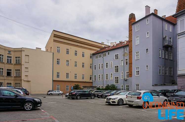 Parking Lot, exploring central Zagreb, Croatia, Uncontained Life