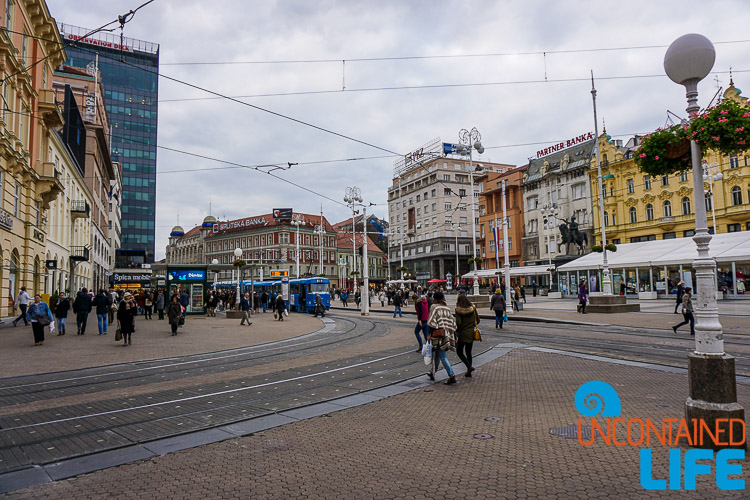 City Square, exploring central Zagreb, Croatia, Uncontained Life