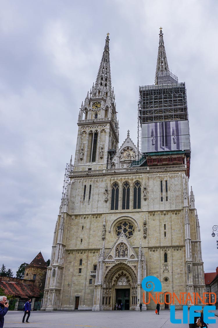 Zagreb Cathedral, exploring central Zagreb, Croatia, Uncontained Life