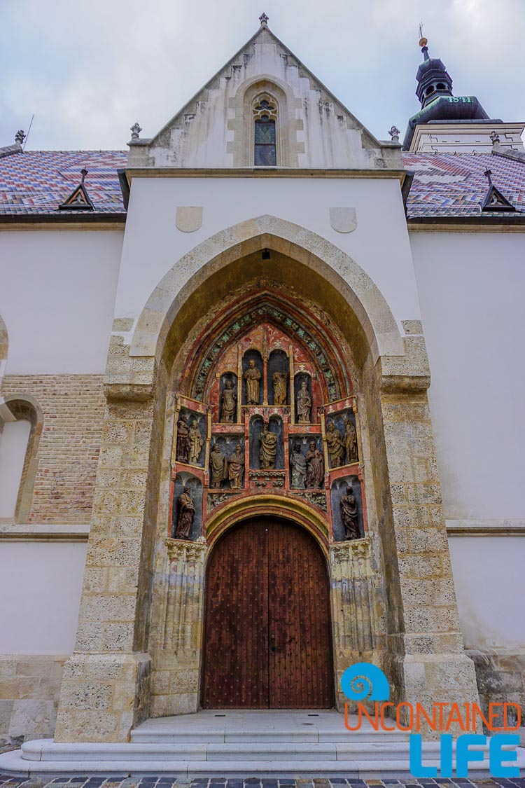 St. Mark's Church, exploring central Zagreb, Croatia, Uncontained Life