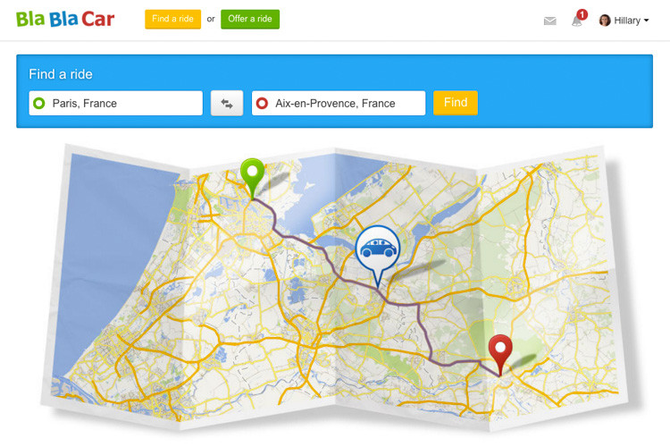 Blablacar for Ridesharing, Uncontained Life