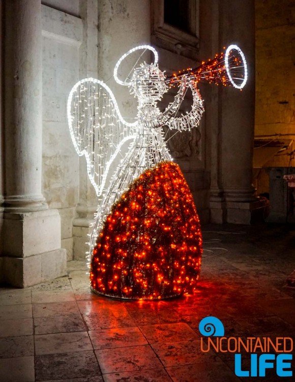 Angel, Christmas in Dubrovnik, Croatia, Uncontained Life