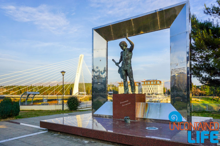 Vladimir Vysotsky Monument, See and do in Podgorica, Montenegro, Uncontained Life