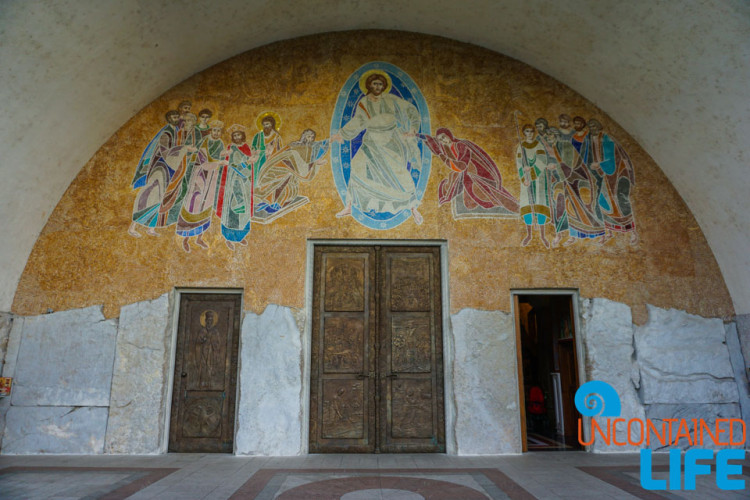 Mosaic, Cathedral of the Resurrection of the Christ, See and do in Podgorica, Montenegro, Uncontained Life