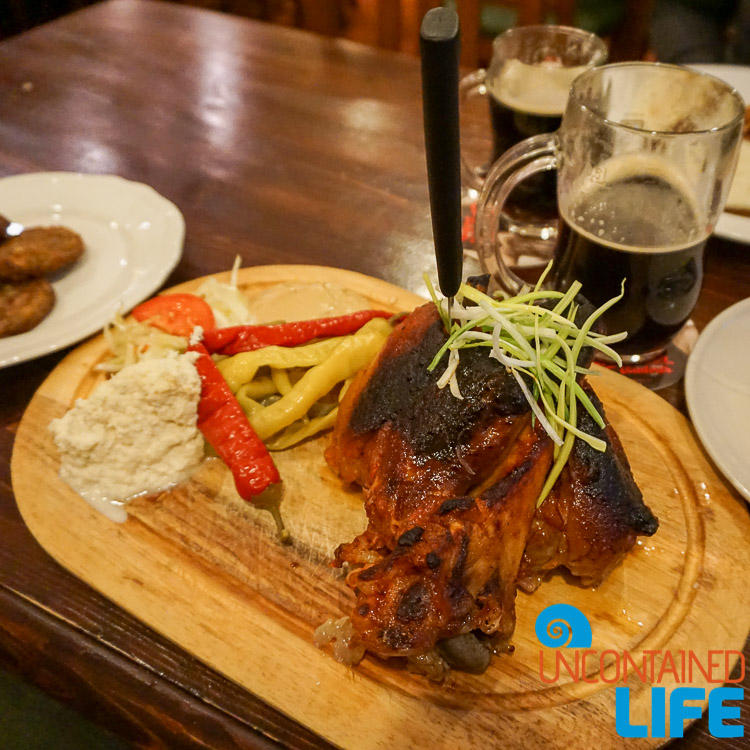 Prague, Pork Knuckle, Save money on food while traveling, Uncontained Life