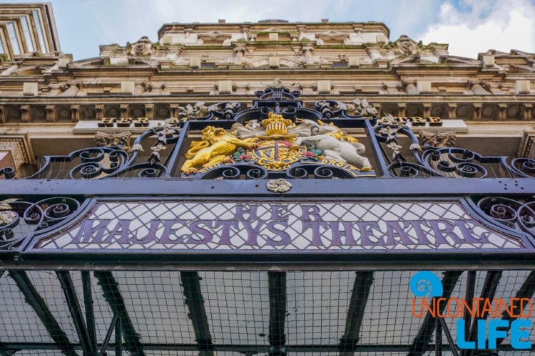 Her Majesty's Theatre, Buildings in London, England, Uncontained Life