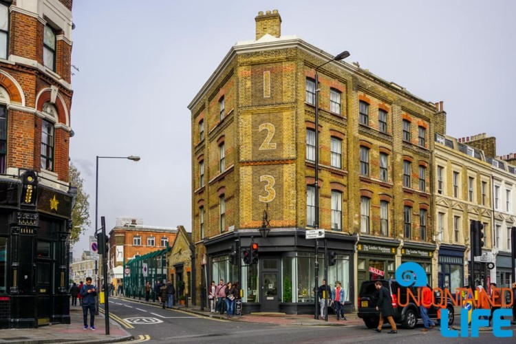 Brick Lane, Buildings in London, England, Uncontained Life