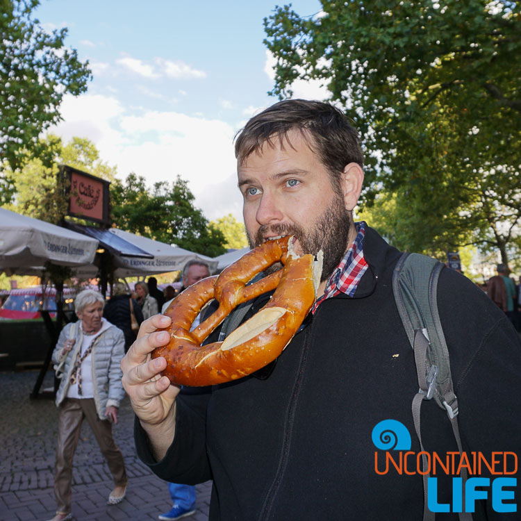Nuremburg, Germany, Pretzel, Traveling as a Couple, Uncontained Life