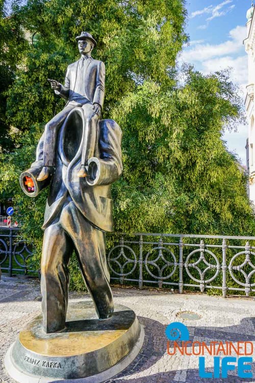 Franz Kafka Sculpture, Beautiful photos of Prague, Czech Republic, Uncontained Life