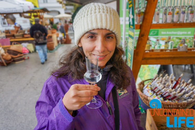 Schnapps, Day in Salzburg, Austria, Uncontained Life