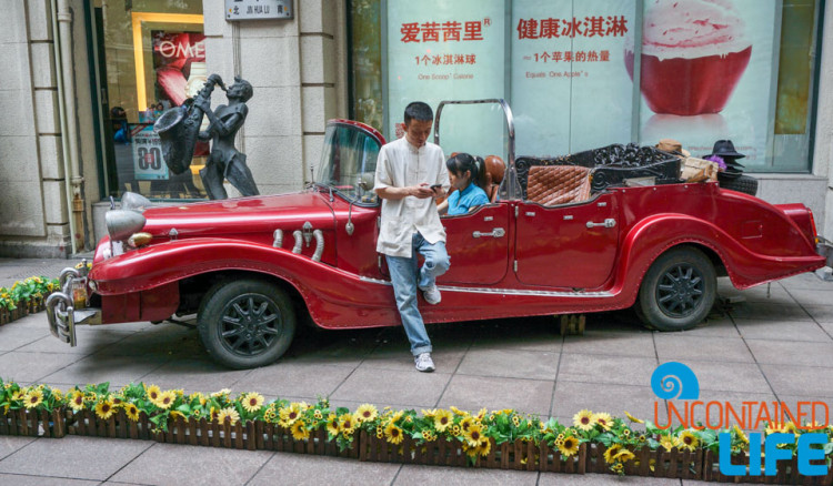 Retro Car, 24 Hours in Shanghai, China, Uncontained Life