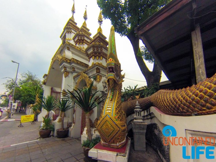 Dragon, Temple, Celebrating Songkran in Chiang Mai, Thailand, Uncontained Life