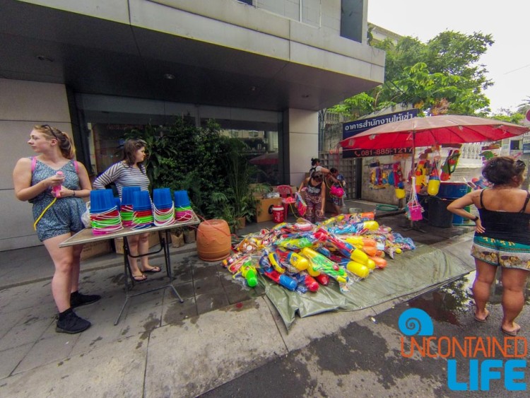 Arsenal Water Guns, Celebrating Songkran in Chiang Mai, Thailand, Uncontained Life