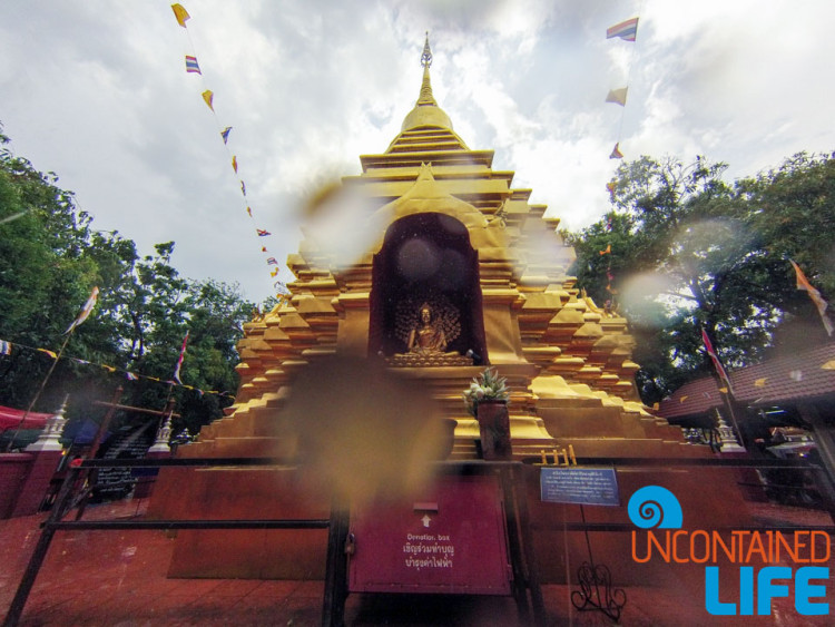 Temple, Rain, Celebrating Songkran in Chiang Mai, Thailand, Uncontained Life