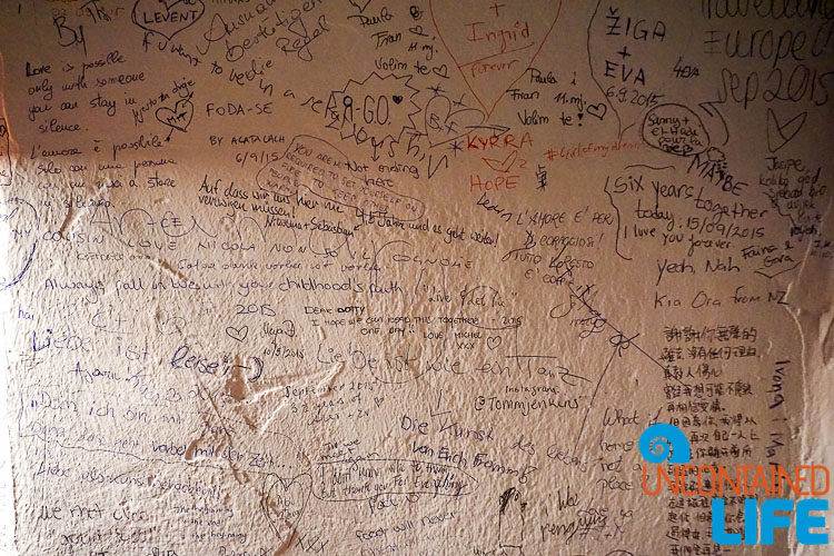 Writing on the Wall, Best Museum in Zagreb, Croatia, Uncontained Life