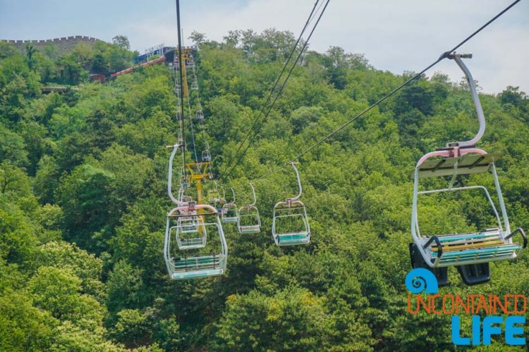 Chair Lift, Great Wall of China, Uncontained Life