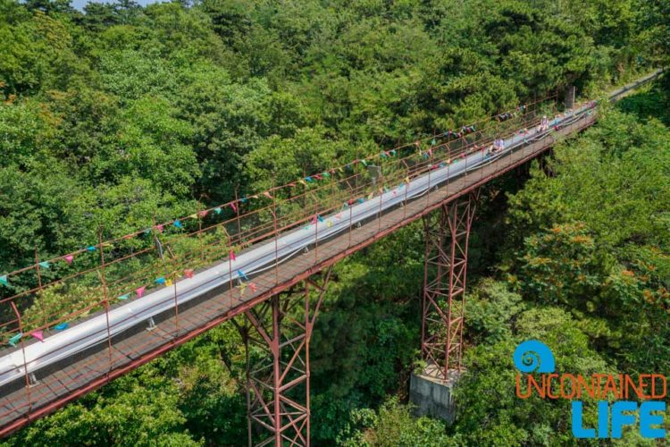 Toboggan, Mutianyu, Great Wall of China, Uncontained Life