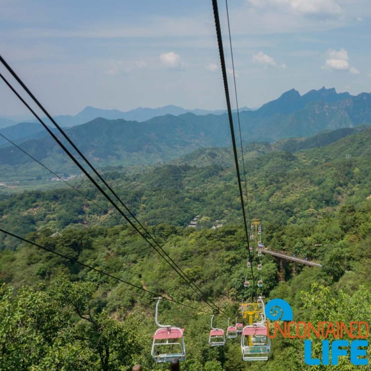 Chair Lifts, Great Wall of China, Uncontained Life