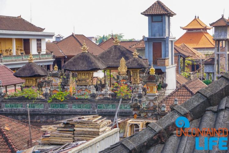 Rooftops, Sacred Monkey Forest Sanctuary, Ubud, Bali, Indonesia, Uncontained Life