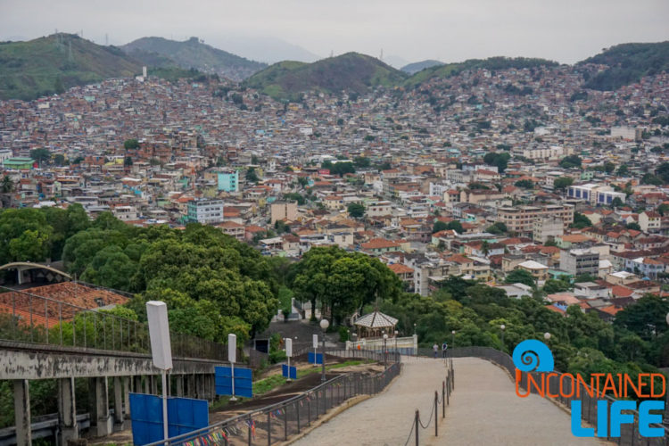 Church of Our Lady of Penha de France, visiting favelas in Rio de Janeiro, Brazil, Uncontained Life