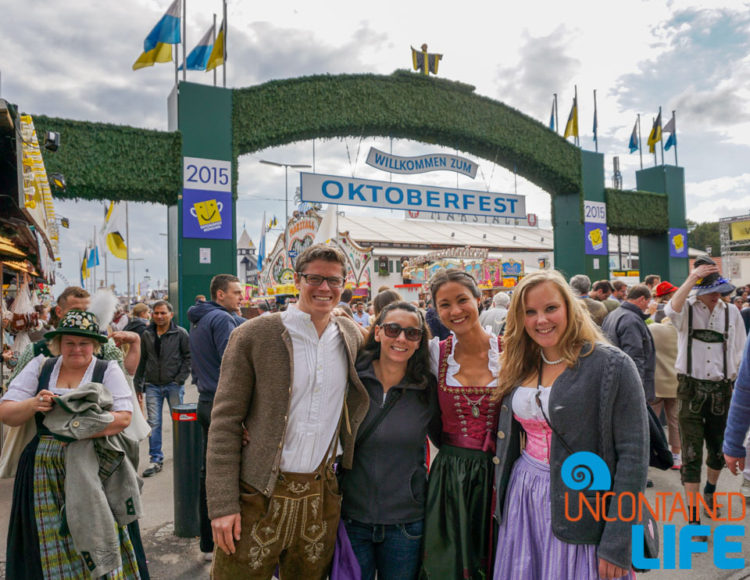 Entrance, Celebrate Oktoberfest, Munich, Germany, Uncontained Life