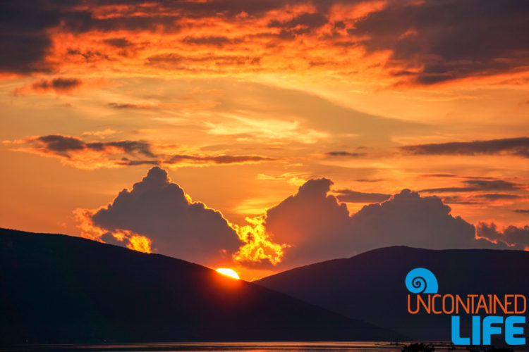 Sunset, Things to do in Tivat, Montenegro, Uncontained Life