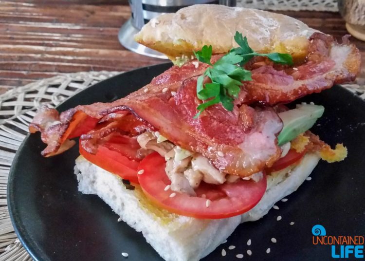 Sandwich, Visiting Mancora, Peru, Uncontained Life