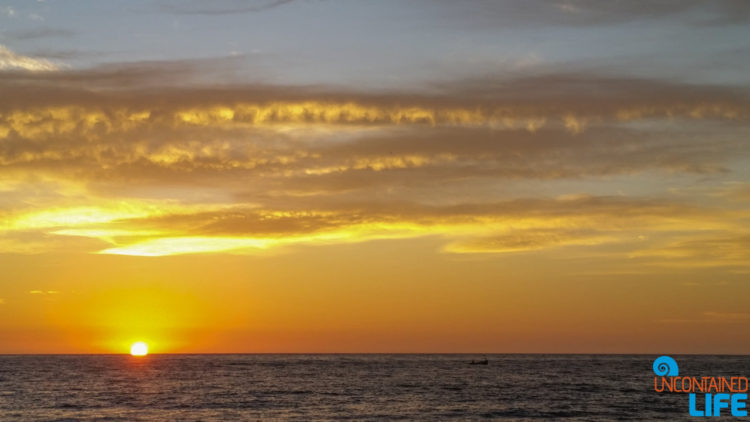 Sunset, Ocean, Visiting Mancora, Peru, Uncontained Life