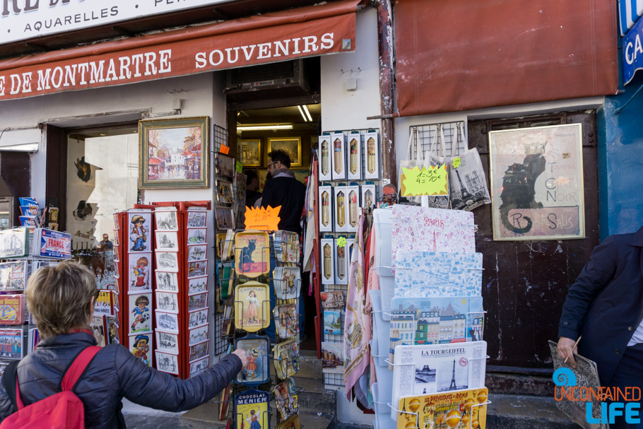 Souvenirs, Amélie’s Montmartre, Paris, France, Uncontained Life