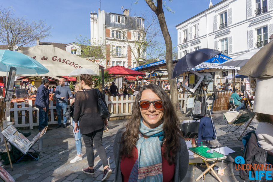 Place du Terte, Amélie’s Montmartre, Paris, France, Uncontained Life