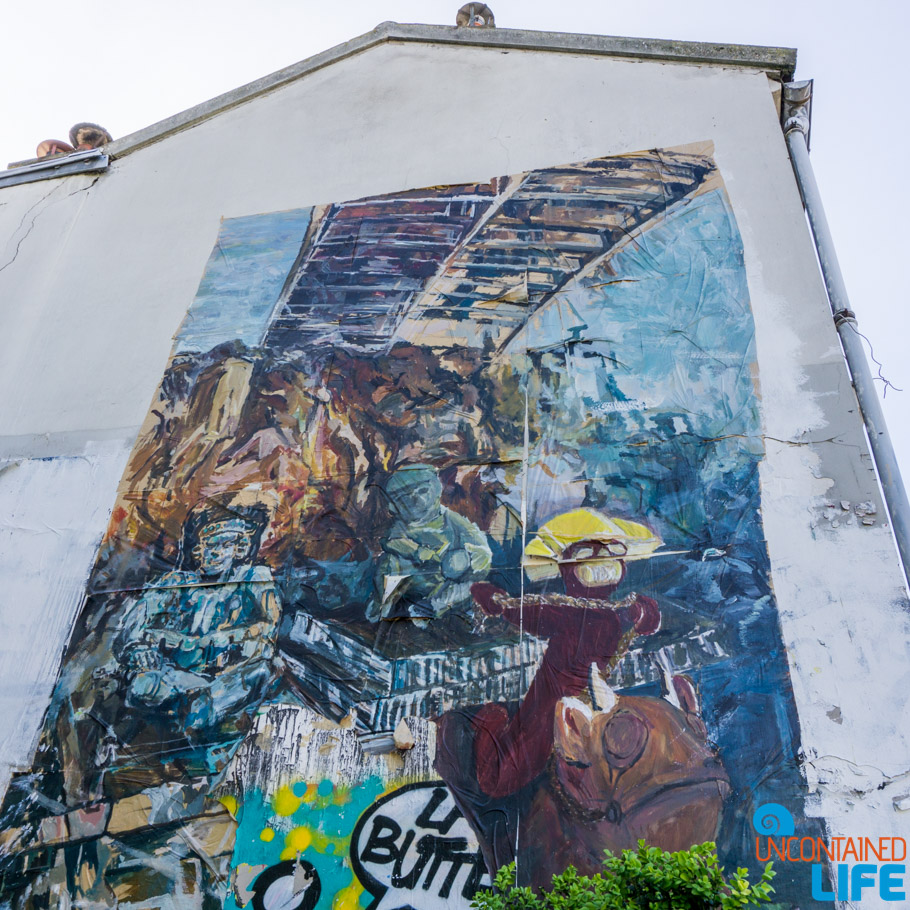 Mural, Amélie’s Montmartre, Paris, France, Uncontained Life