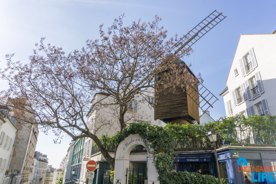 Windmill, Amélie’s Montmartre, Paris, France, Uncontained Life