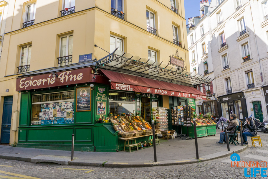 Parisian Market, Amélie’s Montmartre, Paris, France, Uncontained Life